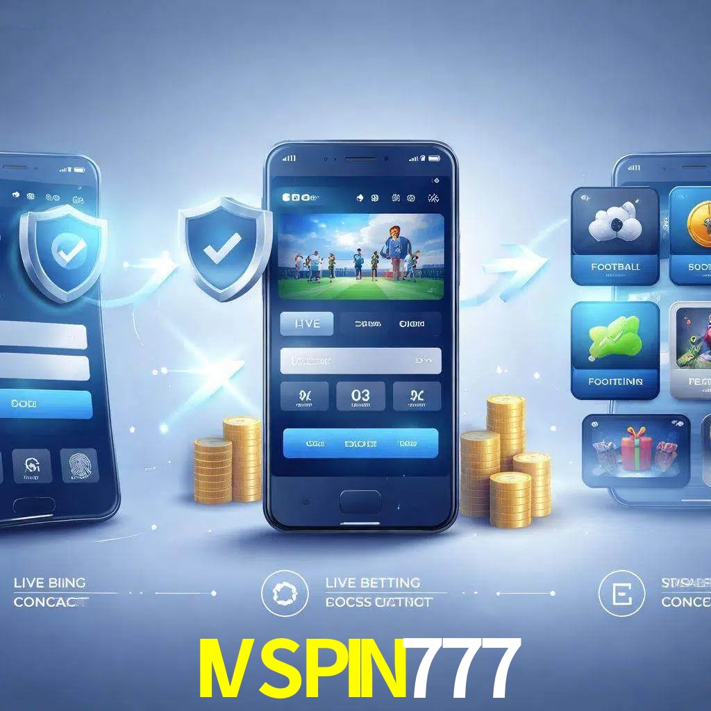 Pasos de acceso a la app IVSPIN777 en pantalla de teléfono móvil